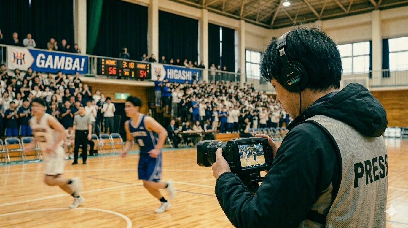 バスケ映像撮影イメージ